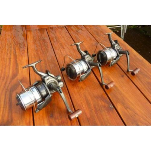 3x Daiwa Infinity X 5000 BR BaitRunner karper molens