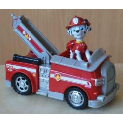 Paw Patrol Brandweer Auto Met Marshall