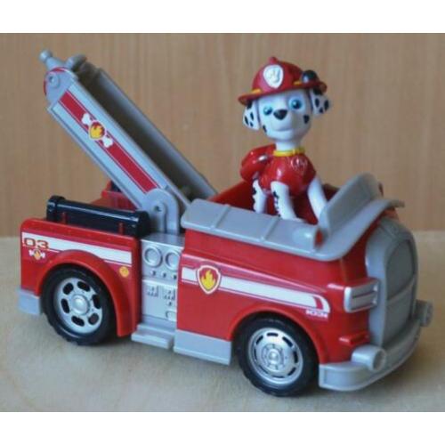 Paw Patrol Brandweer Auto Met Marshall