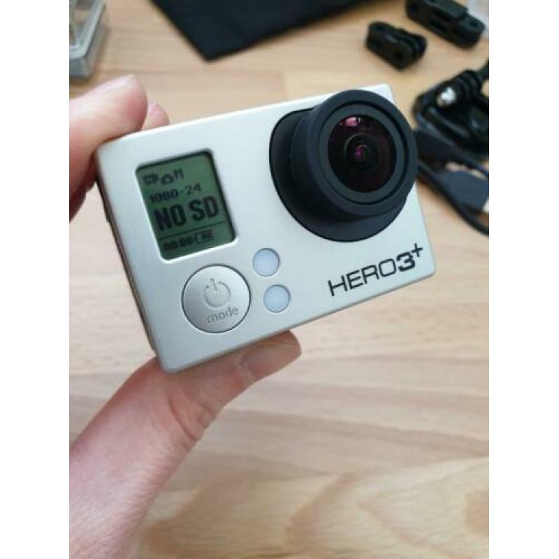 Go Pro hero 3+ met attributen