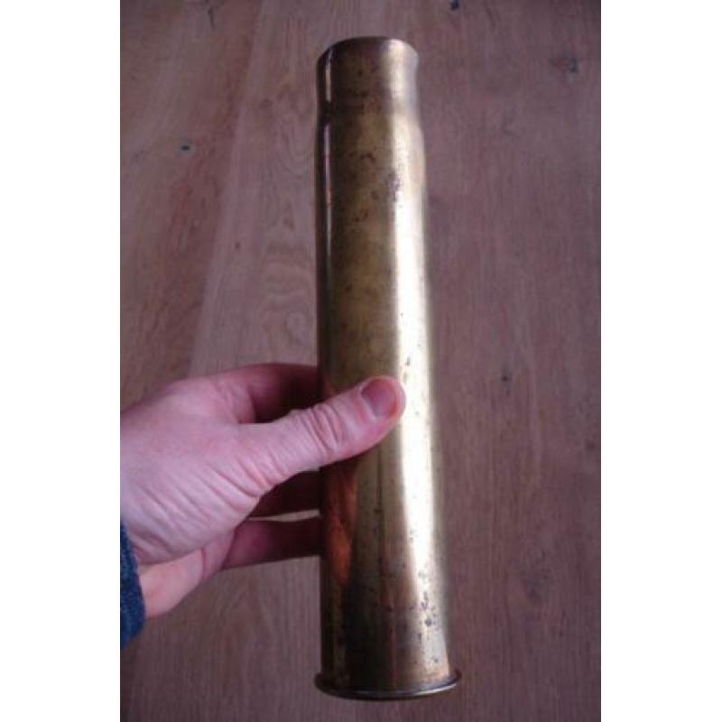 Belgische lege 4,7cm AT Huls WO2 1935 100% origineel