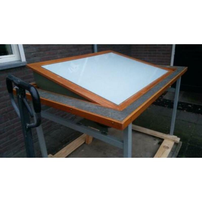 Antieke teken lichttafel