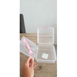 Lunchbox broodtrommel met bestek