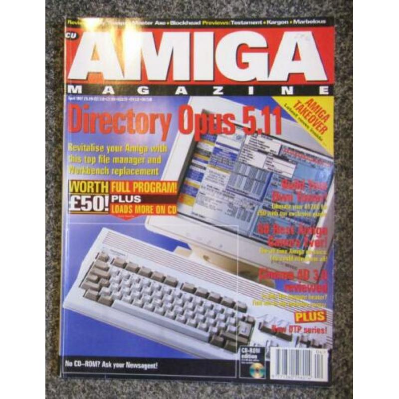 8x Commodore Amiga CU Tijdschriften 1997