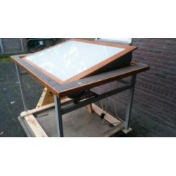 Antieke teken lichttafel