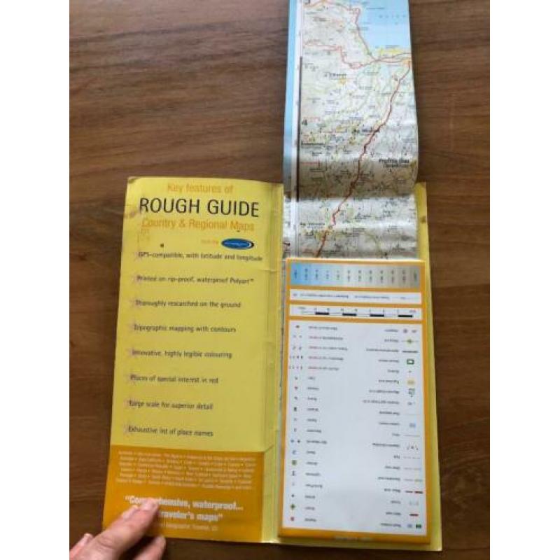 Landkaart van Kreta van Rough Guide ca. 2005