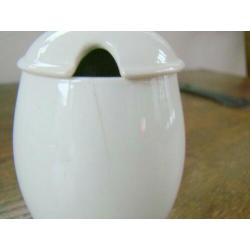 Antiek creamware Wedgwood mosterdpotje