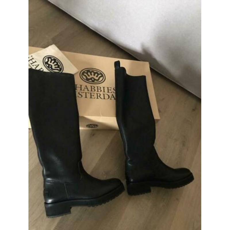 Zwarte hoge Shabbies maat 39