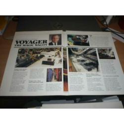 Zeldzame USA Folder PLYMOUTH VOYAGER modellen 1984