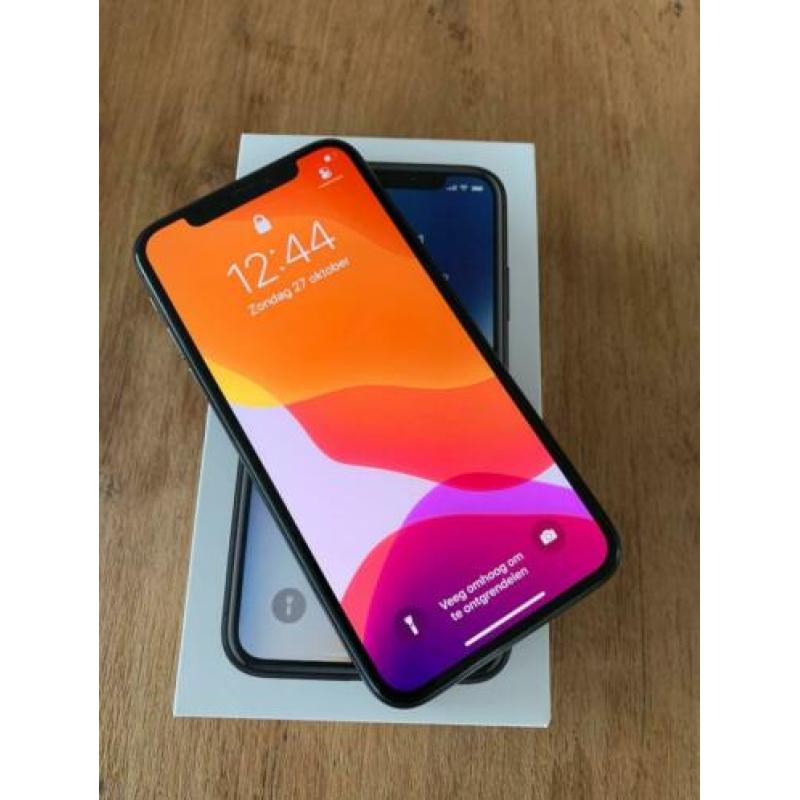 iphone X 64GB Space Grey | Met bon en garantie