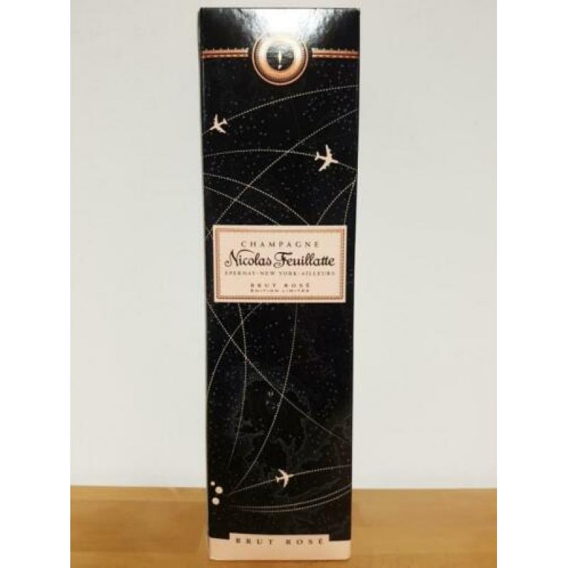 Limited edition Nicolas feuillatte brut rose champagne 5 st!