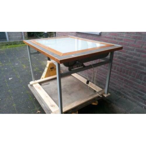Antieke teken lichttafel