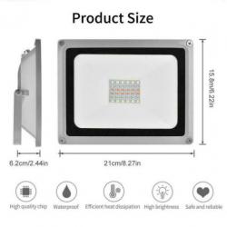 Led Bouwlamp RGB 30W