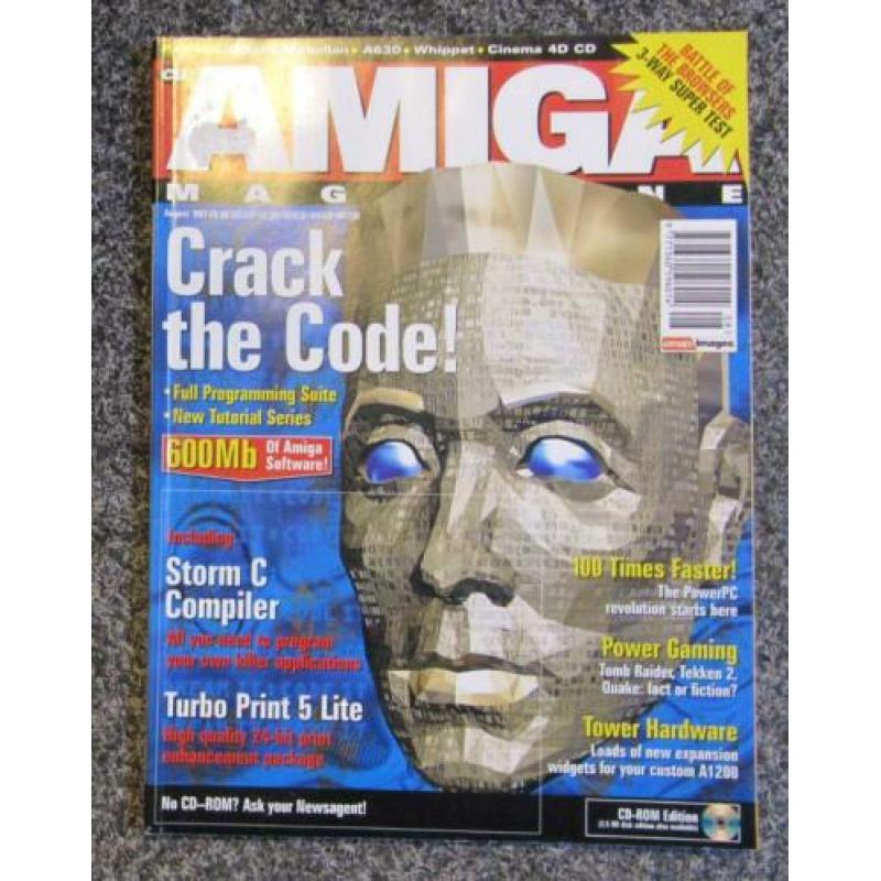 8x Commodore Amiga CU Tijdschriften 1997