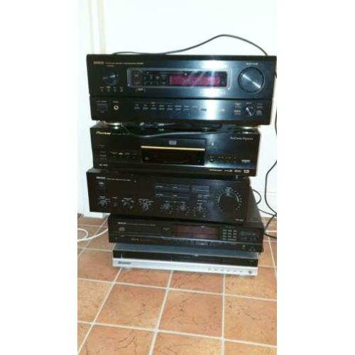 Diverse stereo apparatuur Denon, Pioneer
