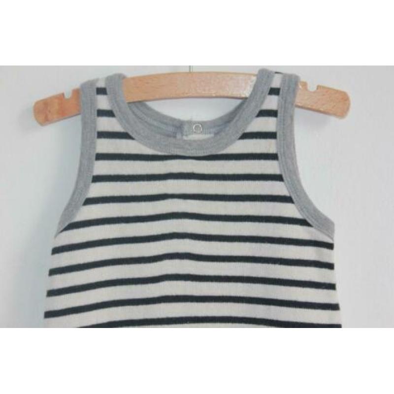 Marinepakje van Petit Bateau maat 74 (2382)