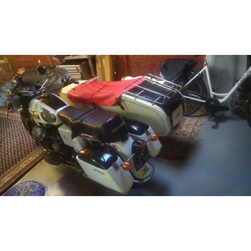 Kofferset origineel van de Moto Guzzi v7 california