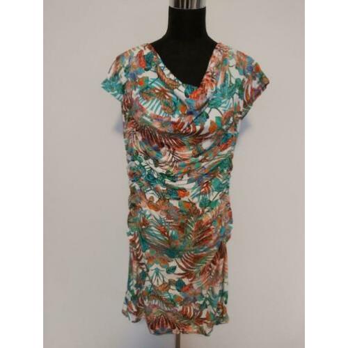 Jurk98 - Fleurige jurk maat XL (1)