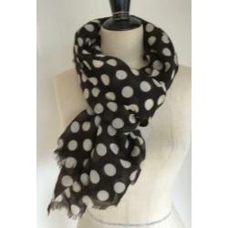 Silver wollen shawl