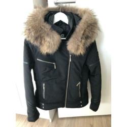 Winterjas met bontkraag
