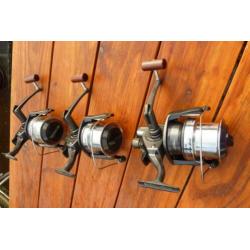 3x Daiwa Infinity X 5000 BR BaitRunner karper molens