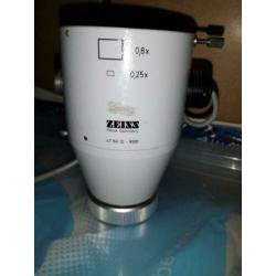 Zeiss 4x5" adapter voor microscoop + controleunit MC63A