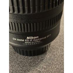 Nikon groothoek lens 10-24 mm. 1:3.5-4.5g