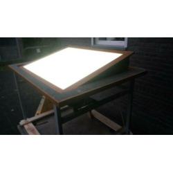 Antieke teken lichttafel