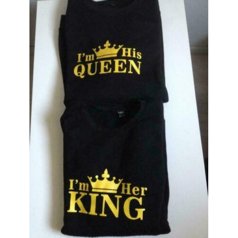 setjeTRUI ; heren I'M HER KING en dames I'M HIS QUEEN