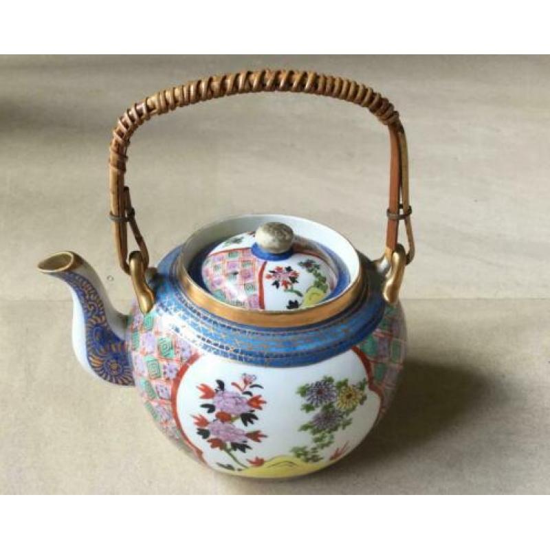 Gold Imari oude theepot in goede gebruikte staat gestempelde