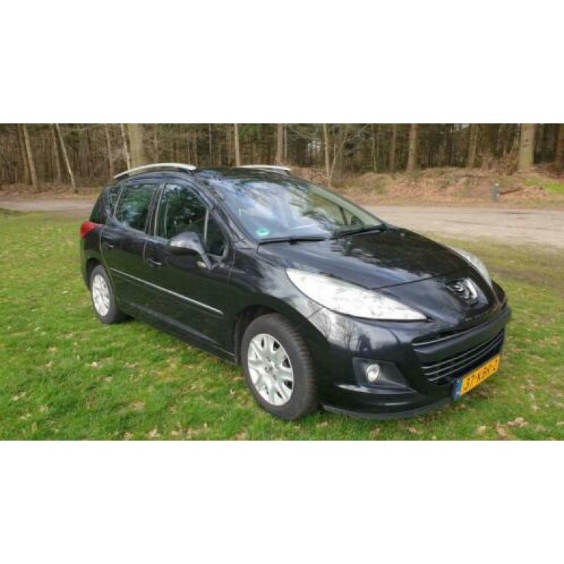 Peugeot 207 1.6 16V SW CLIMA Cruise AUT 2009 Zwart LPG G3