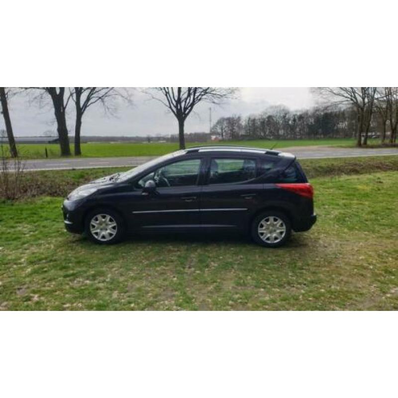Peugeot 207 1.6 16V SW CLIMA Cruise AUT 2009 Zwart LPG G3