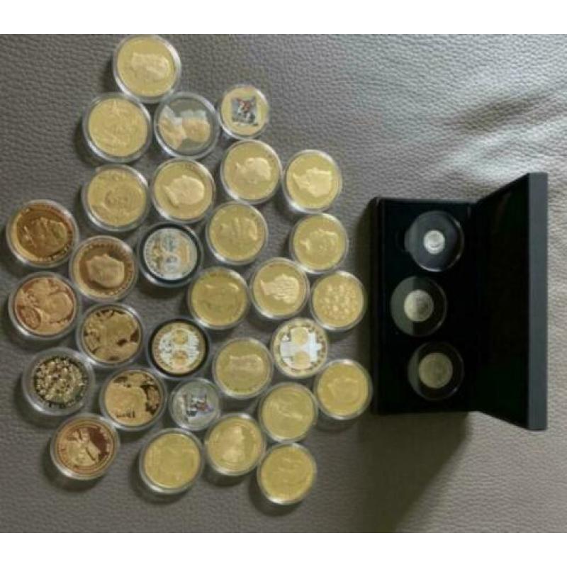 Verzamelmunten Verguld ( Diverse Gouden Munten )