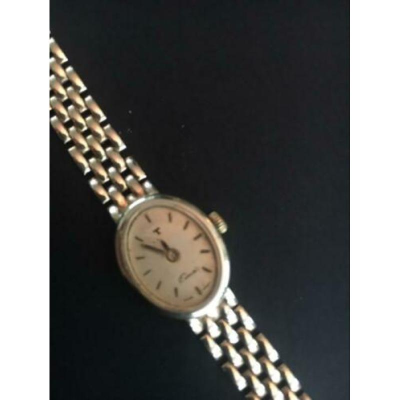 Gouden dames horloge