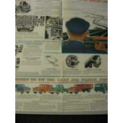 1956 Chevrolet Mighty Monarchs Trucks Brochure USA