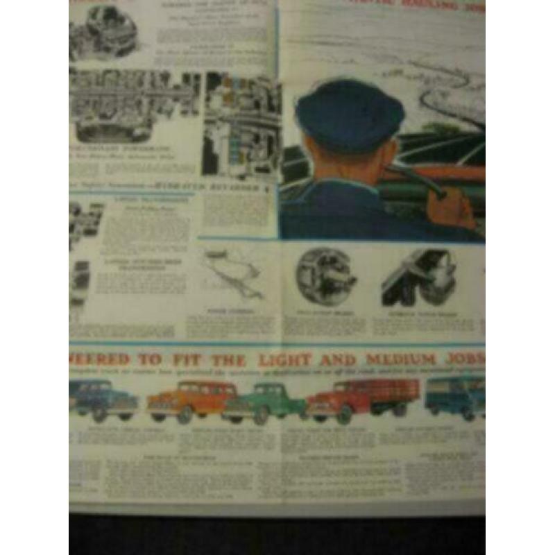 1956 Chevrolet Mighty Monarchs Trucks Brochure USA