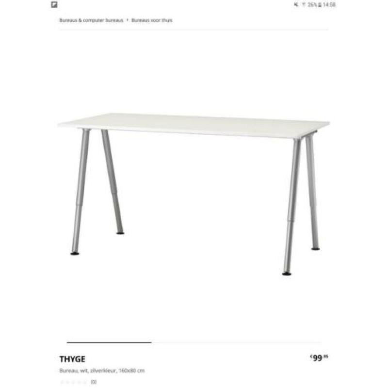 Wit ikea bureau thyge i.z.g.st