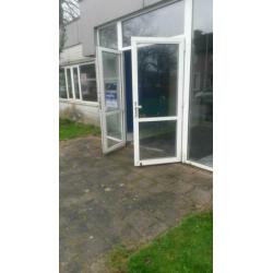 deuren met zijlichten dubbelglas aluminium