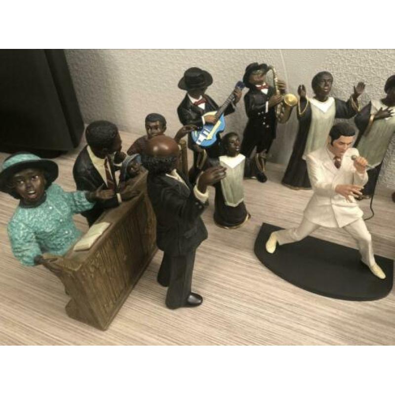 Elvis Presley Mc farlane figuur en gospel koor
