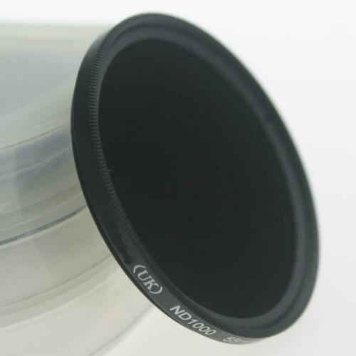 ND1000 Grijs filter, grijsfilter 49 52 55 58 62 67 72 77mm