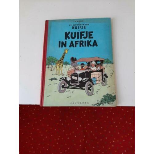 Kuifje in Afrika A54IV mooie staat