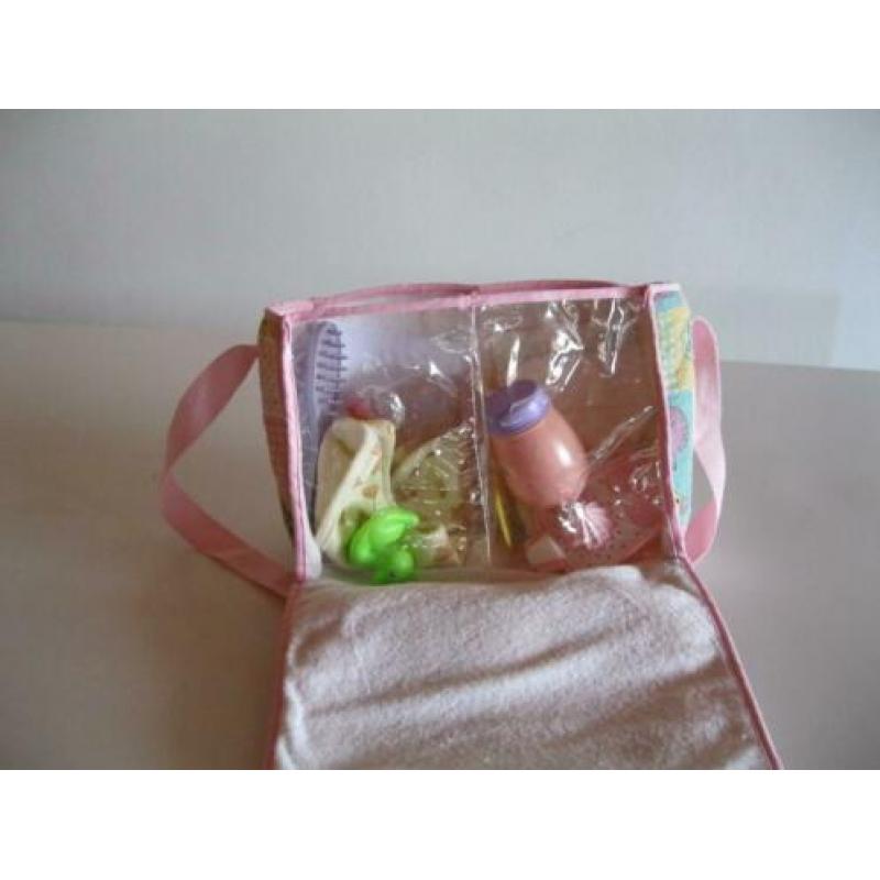 baby born verzorgingstas met inhoud/box/buggy/