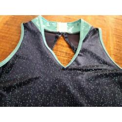 Nieuw Moreau turnpakje maat T0 (=168) "blauw glitter"