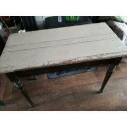 Brocante Frans keukentafel