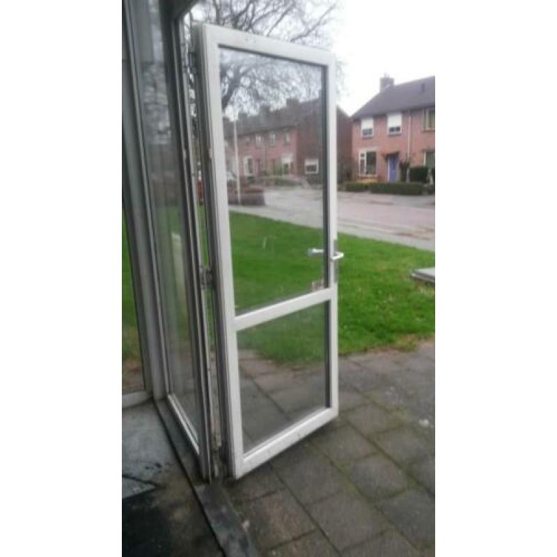 deuren met zijlichten dubbelglas aluminium