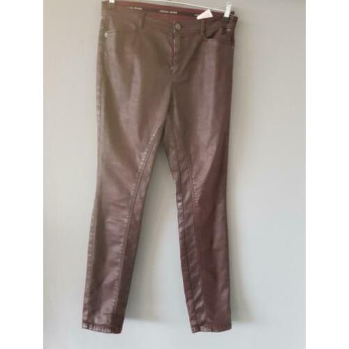 Marccain marc cain leer look broek maat 4