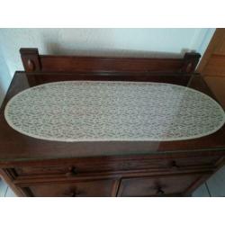 oud retro kastje Br. 91 cm Diep 45 cm Hoog 75 lijst 10 cm