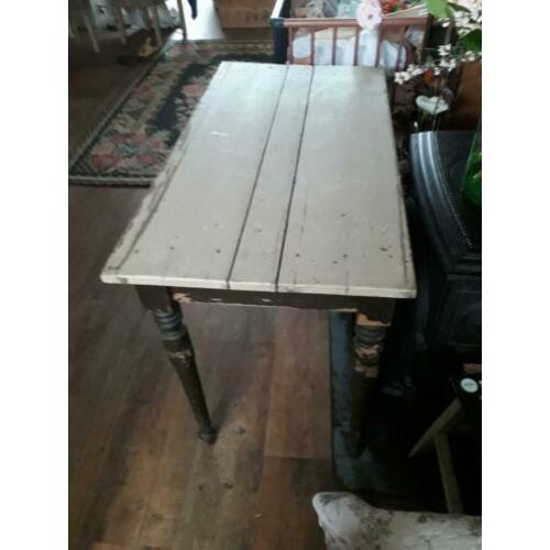 Brocante Frans keukentafel