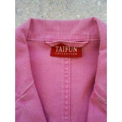 NIEUW !!! - prachtig TAIFUN roze jeans jasje maat 38