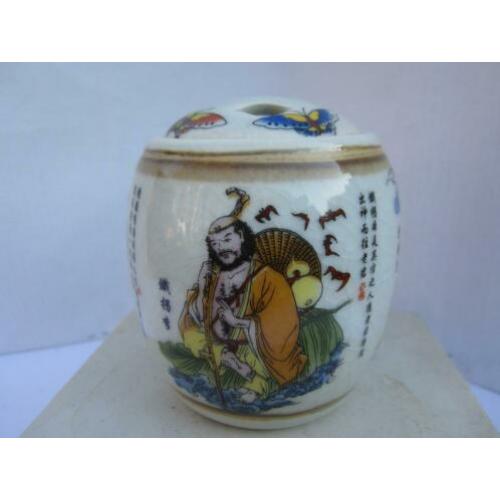 Antiek china chinese Gemberpot porselein gemerkt.